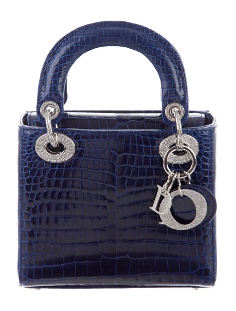 dior lady bag blue|christian dior lady handbag price.